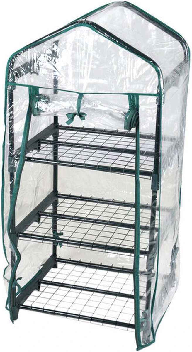 Pro Garden Kweekkas Groen 17-delig 90x50 Cm 8 Pro Garden Kweekkas Groen 17-delig 90x50 Cm - Afbeelding 6