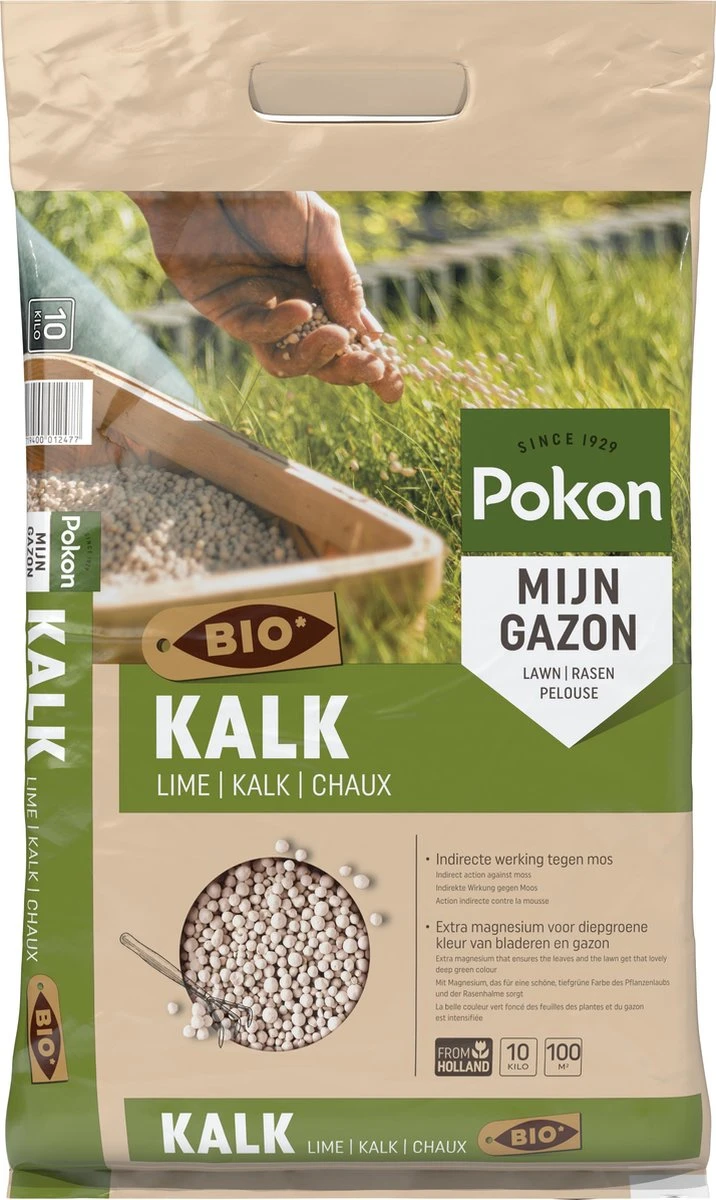 Pokon Bio Kalk - 10kg - Voor Een Betere Bodemstructuur 3 Pokon Bio Kalk - 10kg - Voor Een Betere Bodemstructuur