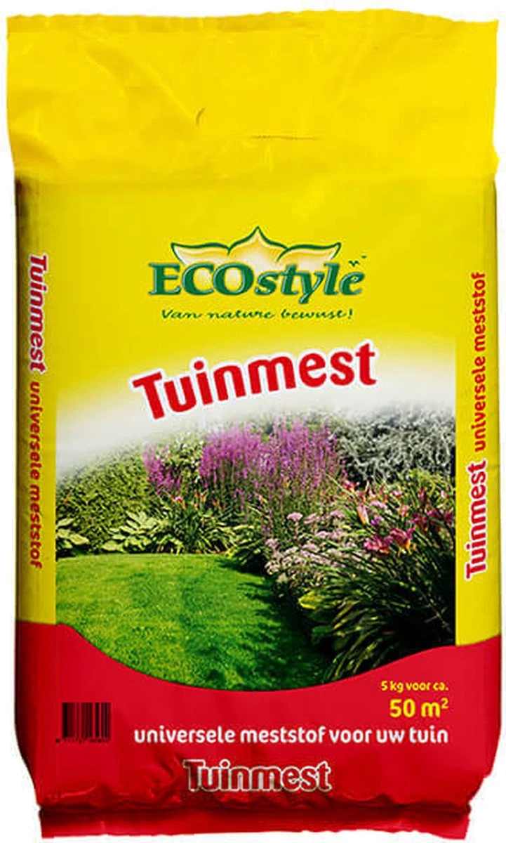 ECOstyle Tuinmest Organische Meststof - Border & Siertuin - Natuurlijke Meststof Gazon - 120 Dagen Voeding- 100 M² - 10 KG 7 ECOstyle Tuinmest Organische Meststof - Border & Siertuin - Natuurlijke Meststof Gazon - 120 Dagen Voeding- 100 M² - 10 KG - Afbeelding 5