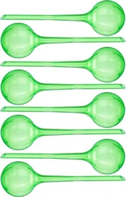 HGMD Waterdruppelaar Set Van 8 Stuks Voor Planten Transparant - Groen - Waterdruppelaar Voor Kamerplanten – Waterbol - Waterdruppelaar Voor Planten - Watergeefsysteem