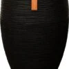 Capi Europe - Vaas Elegant Deluxe Rib NL - 56x84 - Zwart - Voor Binnen En Buiten - KBLR1132 2 Capi Europe - Vaas Elegant Deluxe Rib NL - 56x84 - Zwart - Voor Binnen En Buiten - KBLR1132 -Tuin Kweekbenodigdheden 767x1200 2