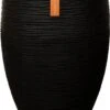 Capi Europe - Vaas Elegant Deluxe Rib NL - 40x60 - Zwart - Voor Binnen En Buiten - KBLR1131 -Tuin Kweekbenodigdheden 768x1200 1