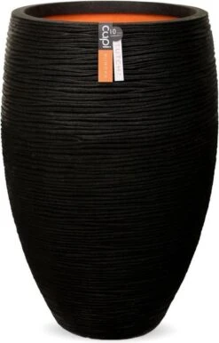 Capi Europe - Vaas Elegant Deluxe Rib NL - 40x60 - Zwart - Voor Binnen En Buiten - KBLR1131 38 Capi Europe - Vaas Elegant Deluxe Rib NL - 40x60 - Zwart - Voor Binnen En Buiten - KBLR1131 -Tuin Kweekbenodigdheden 768x1200 2
