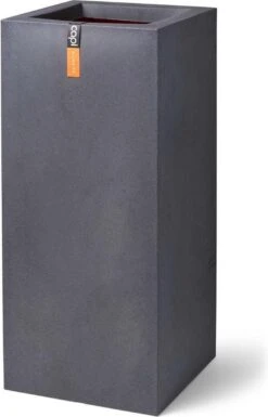 Capi Europe - Bloempot Rechthoek Smooth NL - 36x36x79 - Zwart - Voor Binnen En Buiten - KBL952 -Tuin Kweekbenodigdheden 770x1200 2