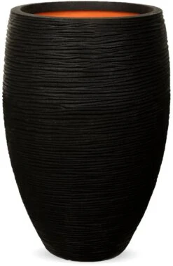 Capi Europe - Vaas Elegant Deluxe Rib NL - 56x84 - Zwart - Voor Binnen En Buiten - KBLR1132 19 Capi Europe - Vaas Elegant Deluxe Rib NL - 56x84 - Zwart - Voor Binnen En Buiten - KBLR1132 -Tuin Kweekbenodigdheden 779x1200 1