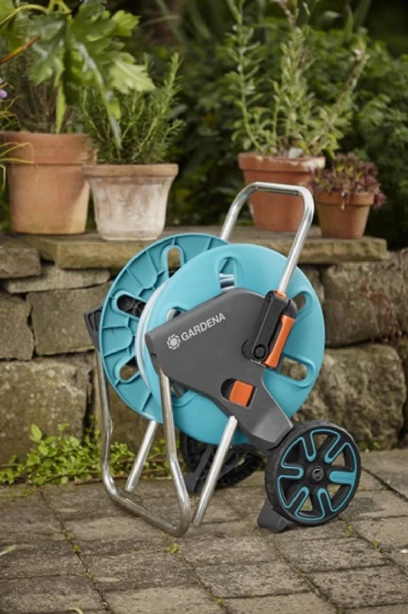 GARDENA - AquaRoll CleverRoll S Set Slangenwagen - Incl. 20 M Slang - Maximaal 40 M Opbergcapaciteit 6 GARDENA - AquaRoll CleverRoll S Set Slangenwagen - Incl. 20 M Slang - Maximaal 40 M Opbergcapaciteit - Afbeelding 4