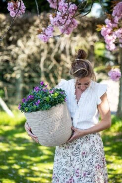 Capi Europe - Bloempot Bol Waste Rib NL - 35x34 - Terrazzo Beige - Voor Binnen En Buiten - KTBR932 17 Capi Europe - Bloempot Bol Waste Rib NL - 35x34 - Terrazzo Beige - Voor Binnen En Buiten - KTBR932 -Tuin Kweekbenodigdheden 799x1200 40