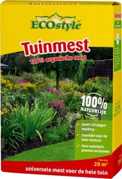 ECOstyle Tuinmest Organische Meststof - Border & Siertuin - Natuurlijke Meststof Gazon - 120 Dagen Voeding- 100 M² - 10 KG 10 ECOstyle Tuinmest Organische Meststof - Border & Siertuin - Natuurlijke Meststof Gazon - 120 Dagen Voeding- 100 M² - 10 KG -Tuin Kweekbenodigdheden 818x1200 1