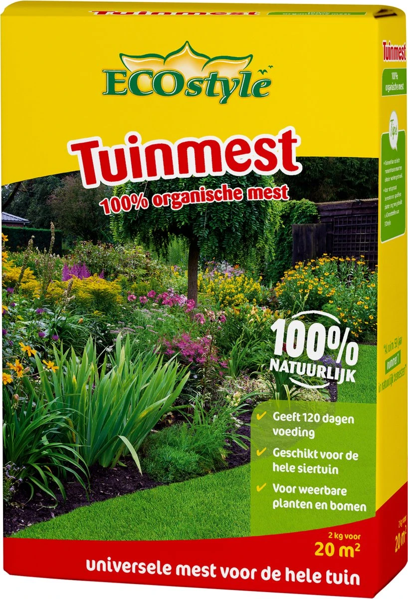 ECOstyle Tuinmest Organische Meststof - Border & Siertuin - Natuurlijke Meststof Gazon - 120 Dagen Voeding- 100 M² - 10 KG 5 ECOstyle Tuinmest Organische Meststof - Border & Siertuin - Natuurlijke Meststof Gazon - 120 Dagen Voeding- 100 M² - 10 KG - Afbeelding 3