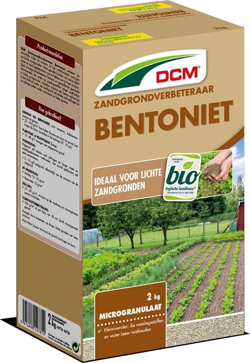 DCM Bentoniet 2kg 3 DCM Bentoniet 2kg