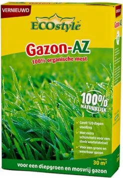 ECOstyle Gazon AZ Organische Gazonmest – Voor Diepgroen En Sterk Gazon – Geeft Tot 120 Dagen Voeding – Werkt Tegen Mos - 265 M² - 20 KG 13 ECOstyle Gazon AZ Organische Gazonmest – Voor Diepgroen En Sterk Gazon – Geeft Tot 120 Dagen Voeding – Werkt Tegen Mos - 265 M² - 20 KG -Tuin Kweekbenodigdheden 830x1200 1