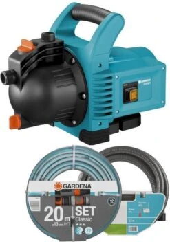 GARDENA - Classic Besproeiingspomp 3000/4 Compleet - Waterpomp - Incl. 3.5 M Aanzuigslang En 20 M Slang -Tuin Kweekbenodigdheden 843x1200 1