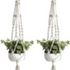 Merkloos Plantenhanger Macramé - Luxe Gevlochten Touw Katoen - 2 Stuks - Plantenpot Ophangen 2 Merkloos Plantenhanger Macramé - Luxe Gevlochten Touw Katoen - 2 Stuks - Plantenpot Ophangen -Tuin Kweekbenodigdheden 854x1200 2