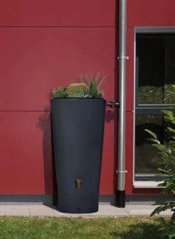 Garantia 2in1 Regenton - VASO - 220 Liter - Antraciet 8 Garantia 2in1 Regenton - VASO - 220 Liter - Antraciet -Tuin Kweekbenodigdheden 876x1200