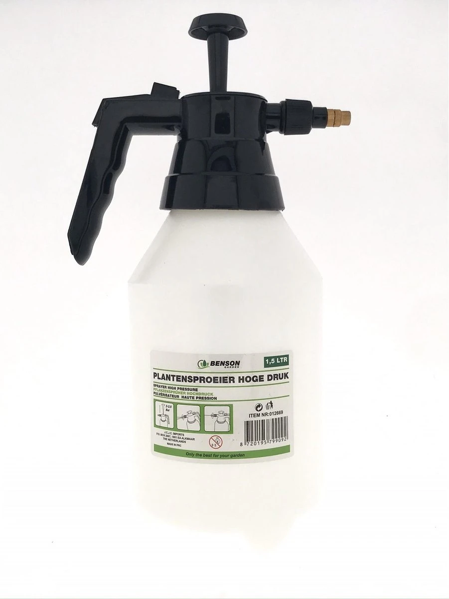 Plantensproeier - Gardenline 1.5 Liter - Hoge Druk - Verstelbare Druk
