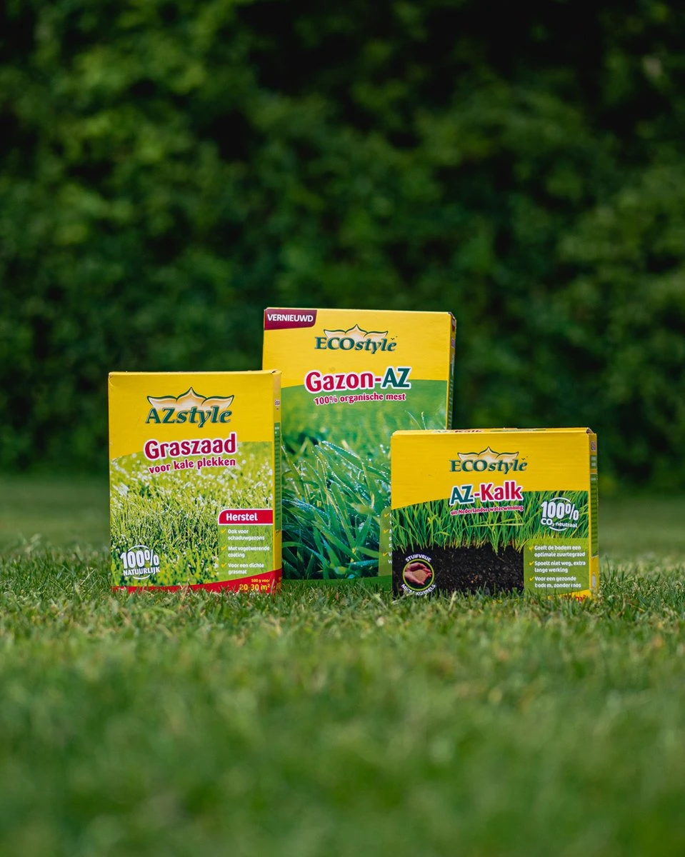 ECOstyle Gazon AZ Organische Gazonmest – Voor Diepgroen En Sterk Gazon – Geeft Tot 120 Dagen Voeding – Werkt Tegen Mos - 70 M² - 5 KG 4 ECOstyle Gazon AZ Organische Gazonmest – Voor Diepgroen En Sterk Gazon – Geeft Tot 120 Dagen Voeding – Werkt Tegen Mos - 70 M² - 5 KG - Afbeelding 2