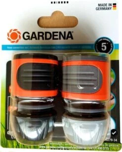 Gardena Slangstuk En Waterstop 13 Mm/1/2" -15 Mm 5/8" Pvc Oranje -Tuin Kweekbenodigdheden 966x1200