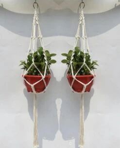 Merkloos Plantenhanger Macramé - Luxe Gevlochten Touw Katoen - 2 Stuks - Plantenpot Ophangen 13 Merkloos Plantenhanger Macramé - Luxe Gevlochten Touw Katoen - 2 Stuks - Plantenpot Ophangen -Tuin Kweekbenodigdheden 975x1200 1