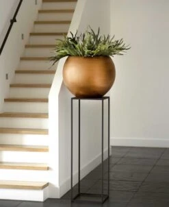 Capi Europe - Vaas Bol Retro - 30x25 - Goud - Bloempot Voor Binnen - BRTG104 14 Capi Europe - Vaas Bol Retro - 30x25 - Goud - Bloempot Voor Binnen - BRTG104 -Tuin Kweekbenodigdheden 982x1200