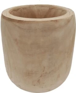 Mica Decorations Pia Bloempot - H31 X Ø31 Cm - Paulownia Hout - Lichtbruin 12 Mica Decorations Pia Bloempot - H31 X Ø31 Cm - Paulownia Hout - Lichtbruin -Tuin Kweekbenodigdheden 983x1200 1