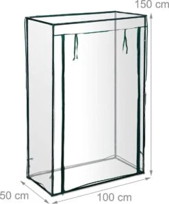 Relaxdays Tomatenkas 150x100x50 Cm - Tuinkas Tomaten - Foliekas - Serre - Kweekkas - PVC -Tuin Kweekbenodigdheden 994x1200 3